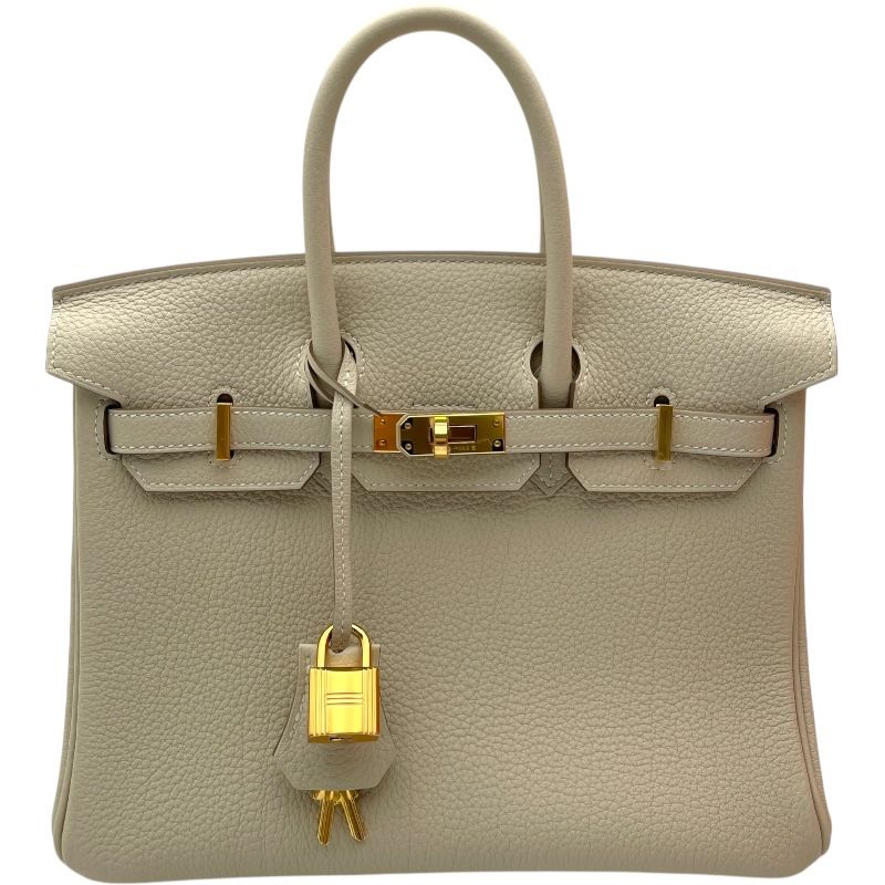 エルメス HERMES バーキン25 K刻 クレ GD金具 トゴ レディース