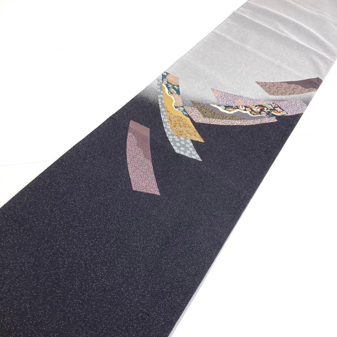 着物と帯 時流 F 241020 正絹 しゃれ袋帯 長尺 鶴 洒落袋