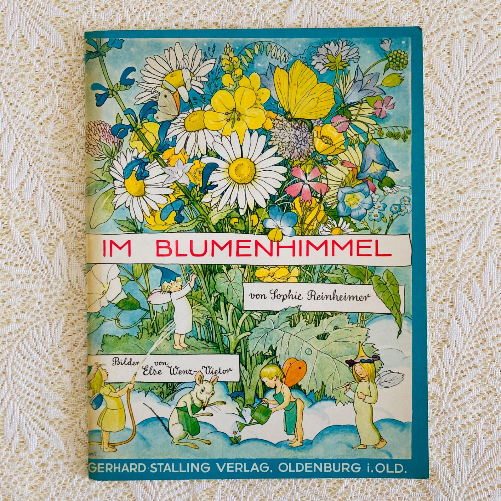 エルゼ・ヴェンツ・ヴィエトール挿絵のドイツ語絵本 幻想的な挿絵 洋書