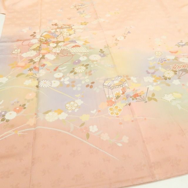 京友禅 金駒刺繍