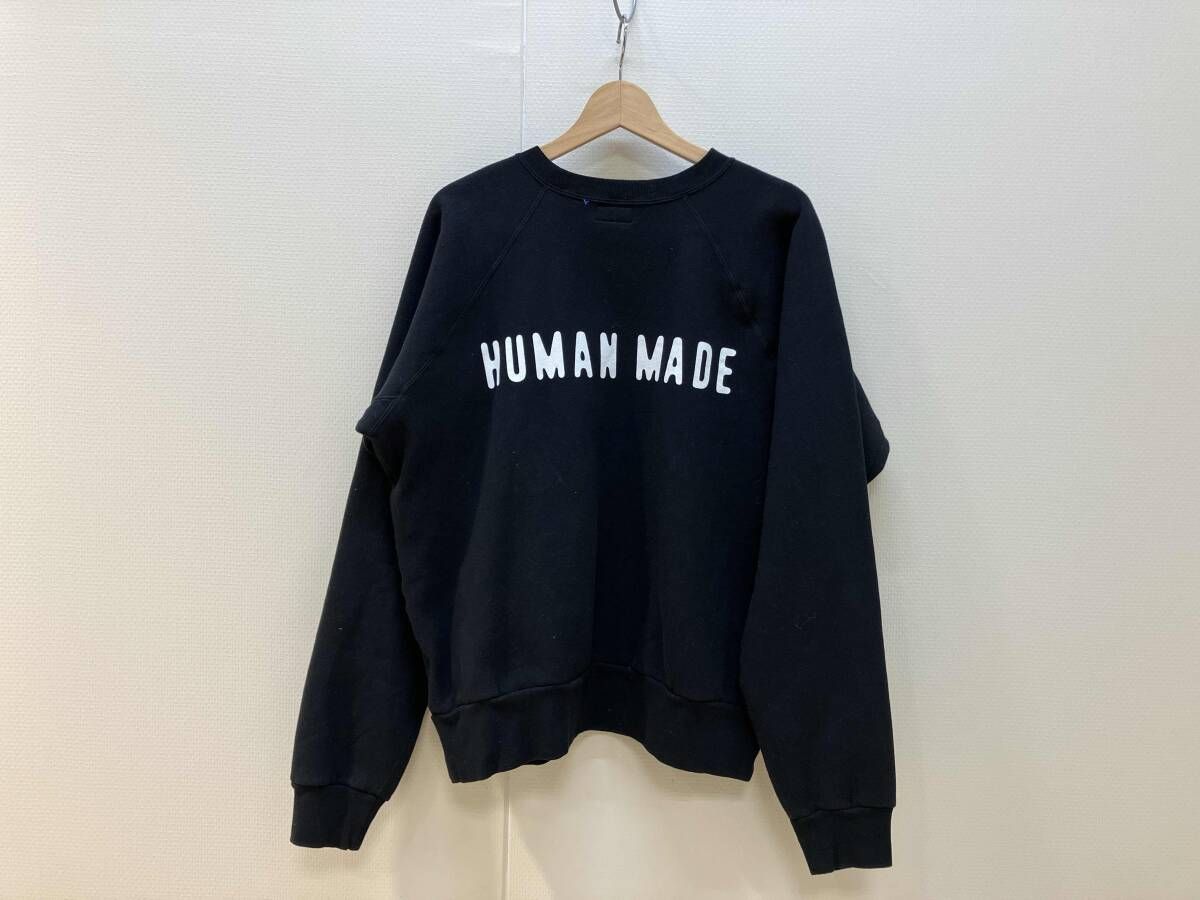 HUMAN MADE ヒューマンメイド スウェット トレーナー サイズL黒