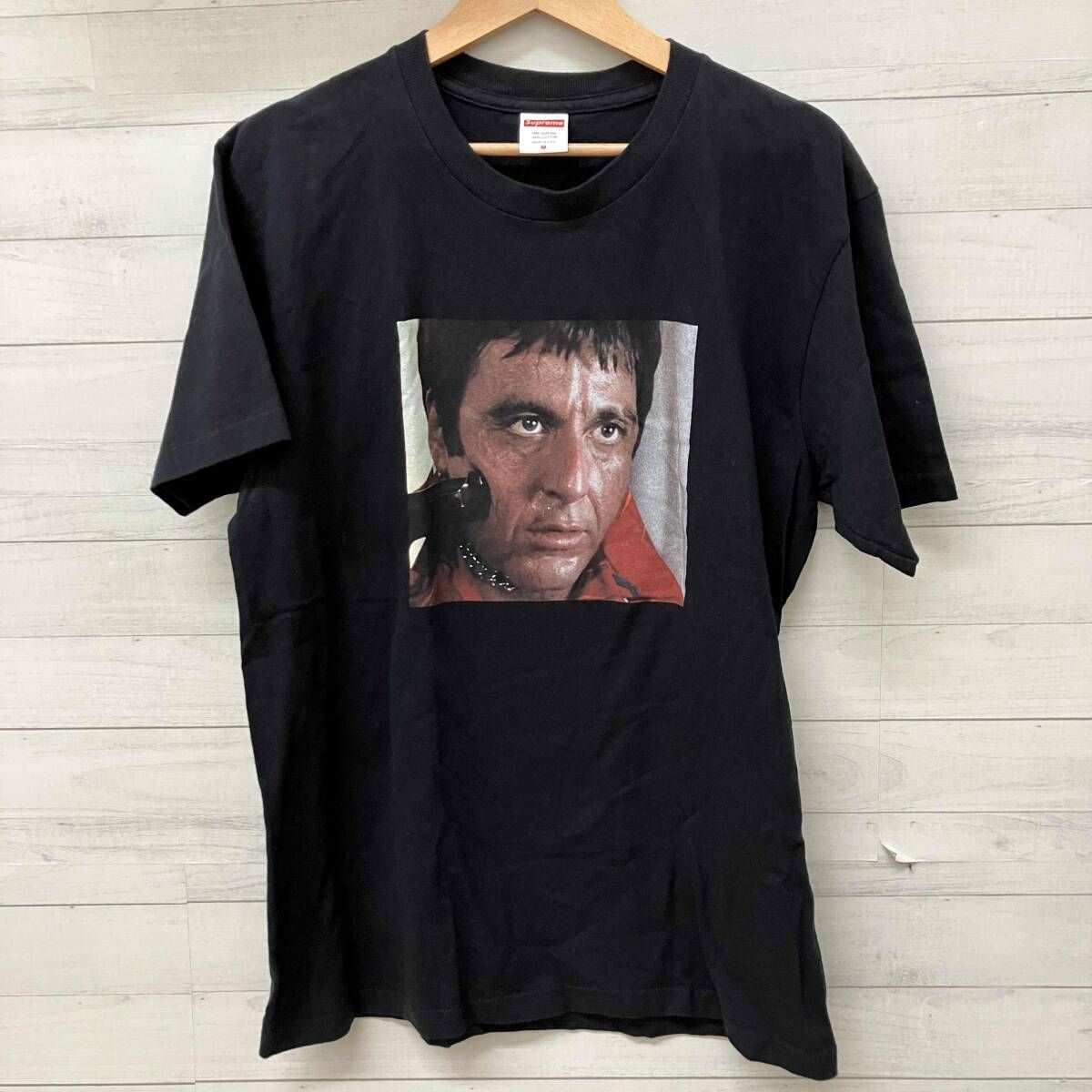 Supreme シュプリーム 半袖Tシャツ 17 AW Scarface Shower Tee メンズ Mサイズ ブラック