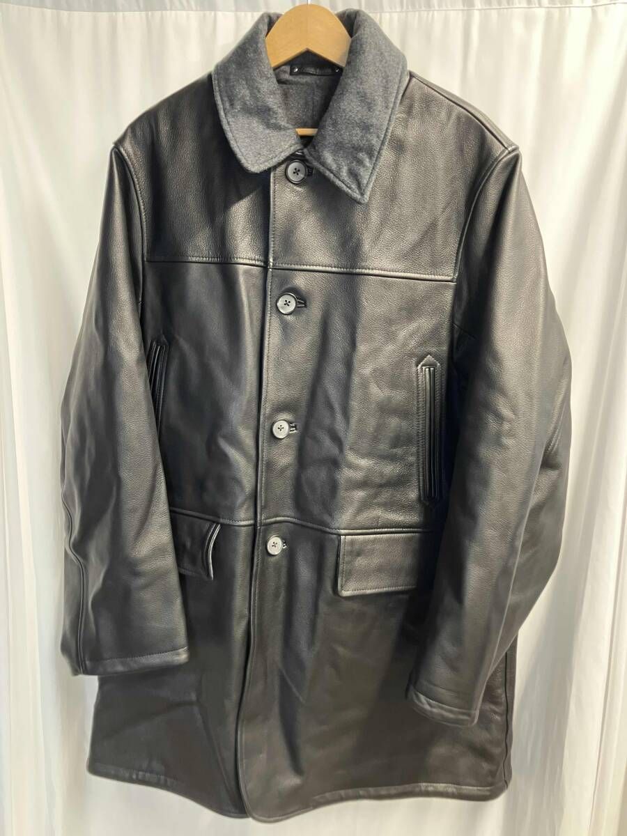MAATEE-SONS その他ジャケット MT 3303-0901 LAMB LEATHER CAR COAT