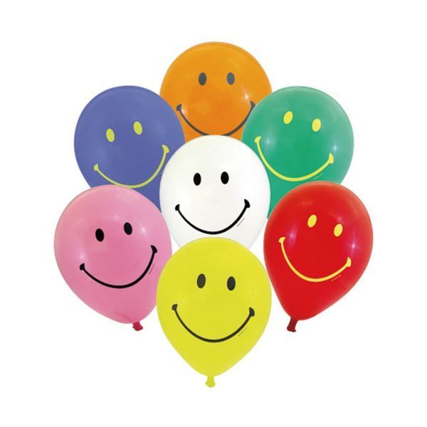 まとめ 宝興産 10インチスマイルゴム風船 入 ×