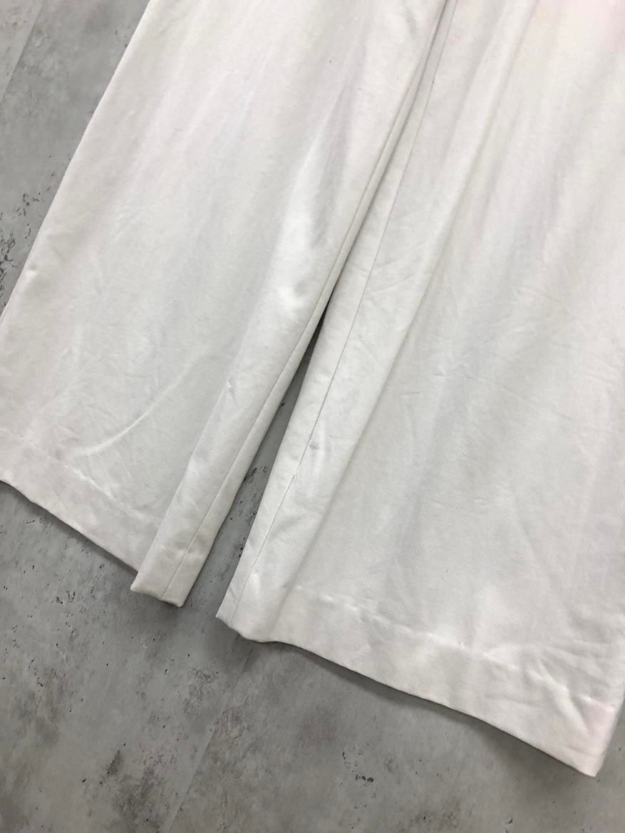 トゥモローランド ウール100％ ハイツイストギャバジン タック パンツ size 32 5号 |ライトベージュ ◎レディース