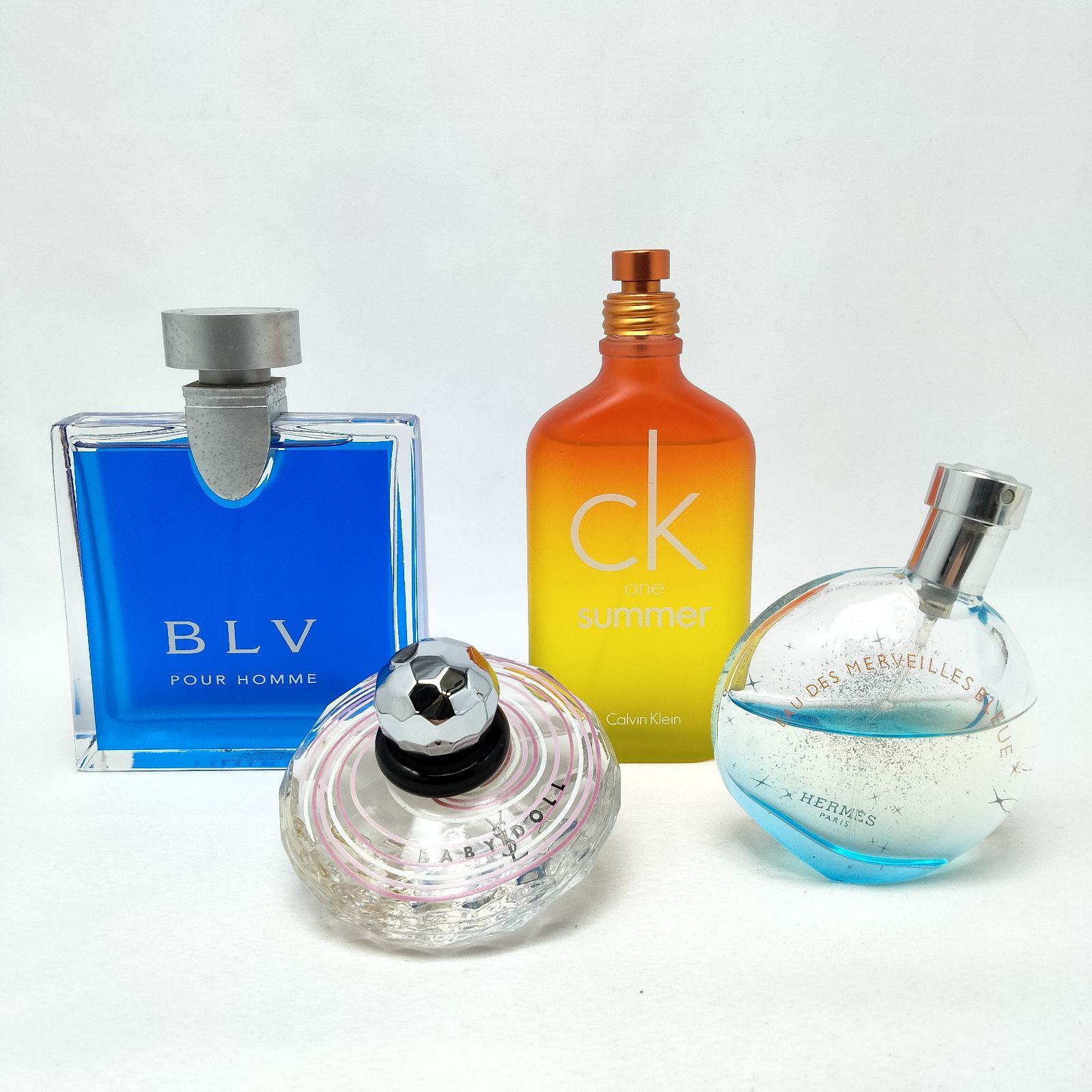 香水4本セット(BVLGARI / YSL / Calvin Klein / HERMES) - メルカリ