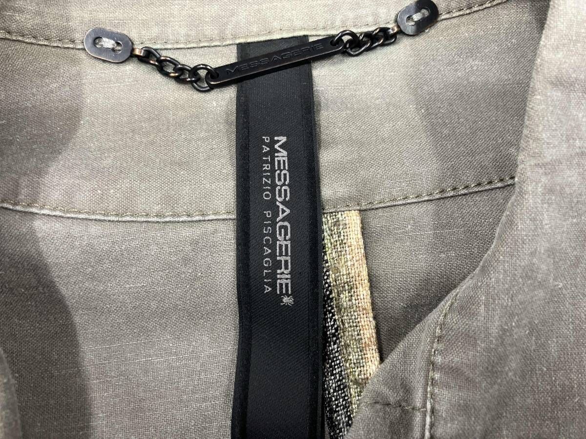 MESSAGERIE メッサジュリエ ミリタリージャケット 刺繍 MADE IN ITALY