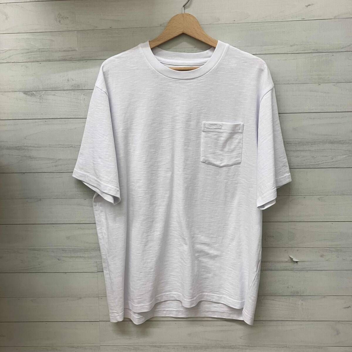 Supreme シュプリーム 半袖Tシャツ ポケット刺繍ロゴ メンズ Lサイズ 