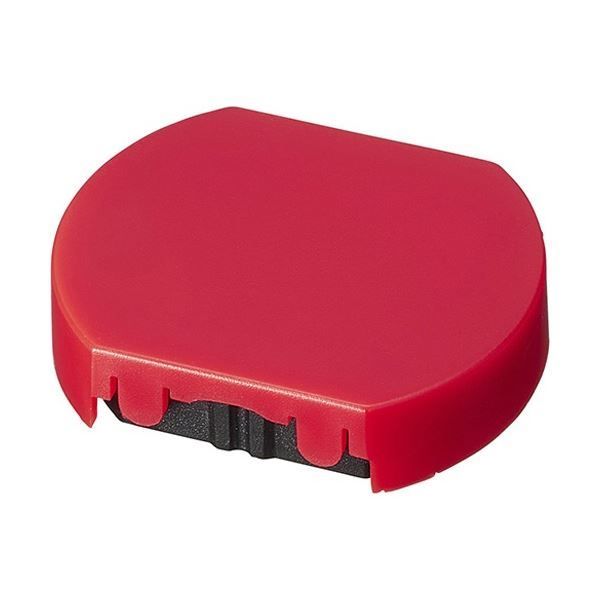 まとめ シャイニー スタンプ台内蔵R 524 R D 交換パッド 赤 7