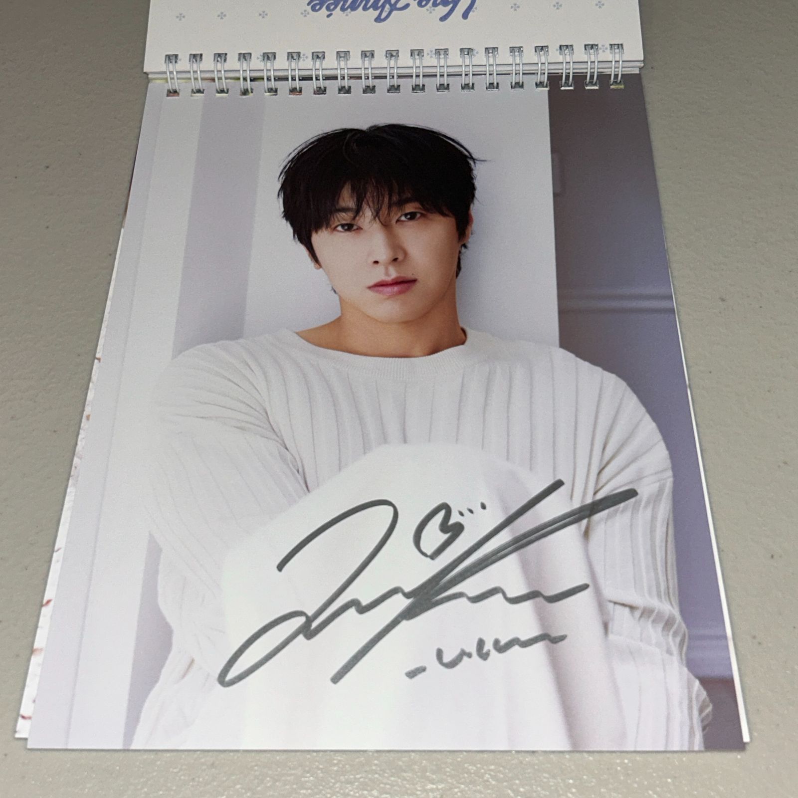  東方神起 直筆サイン 2026シーグリ 卓上カレンダー その他 K-POP