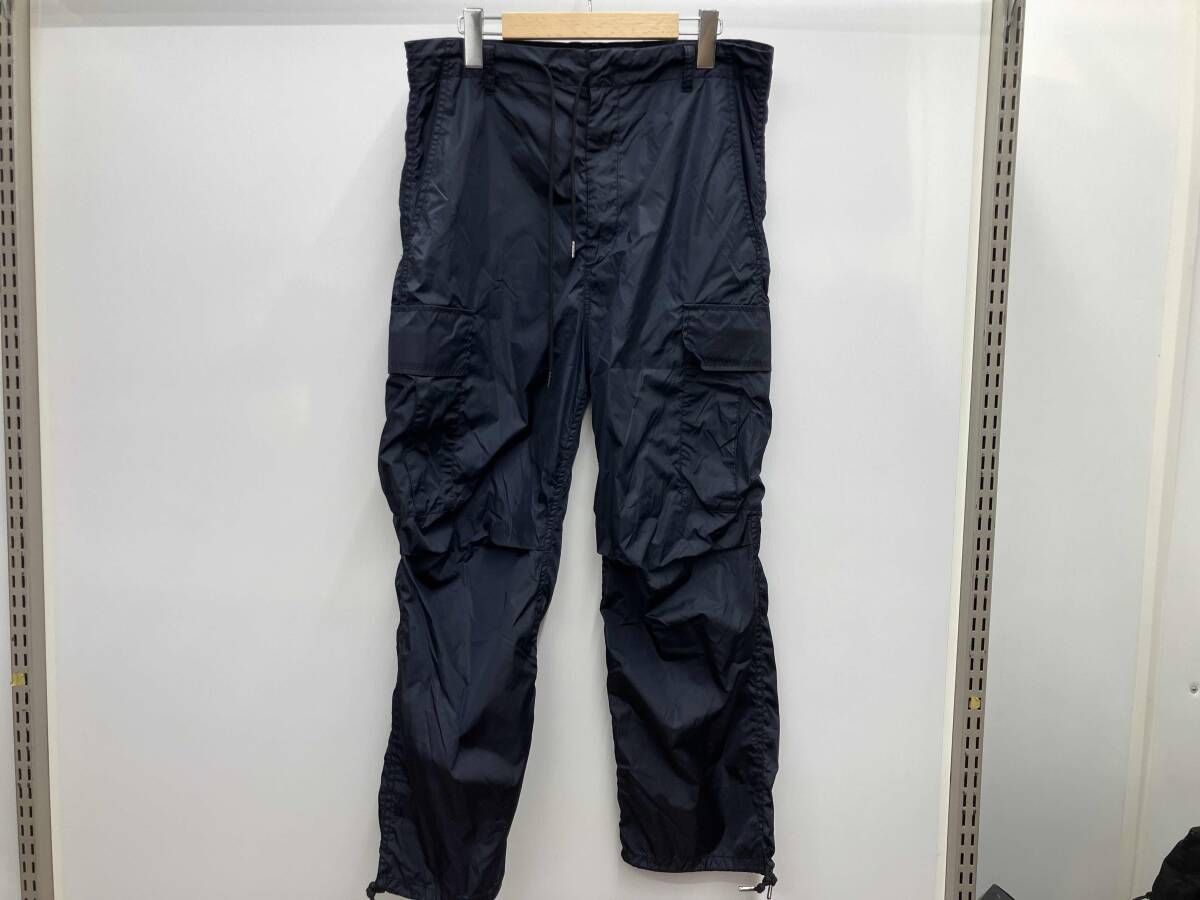 H BEAUTY - YOUTH エイチ ビューティーアンドユース 1214-174-8722 ナイロン カーゴパンツ サイズSMALL ネイビー