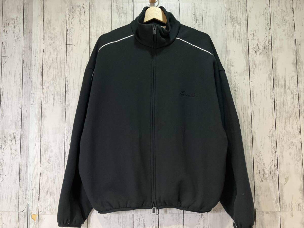 ESSENTIALS エッセンシャルズ FEAR OF GOD MODERN FIT FLEECE TRACK JACKET モダンフィットフリーストラックジャケット ブラック S