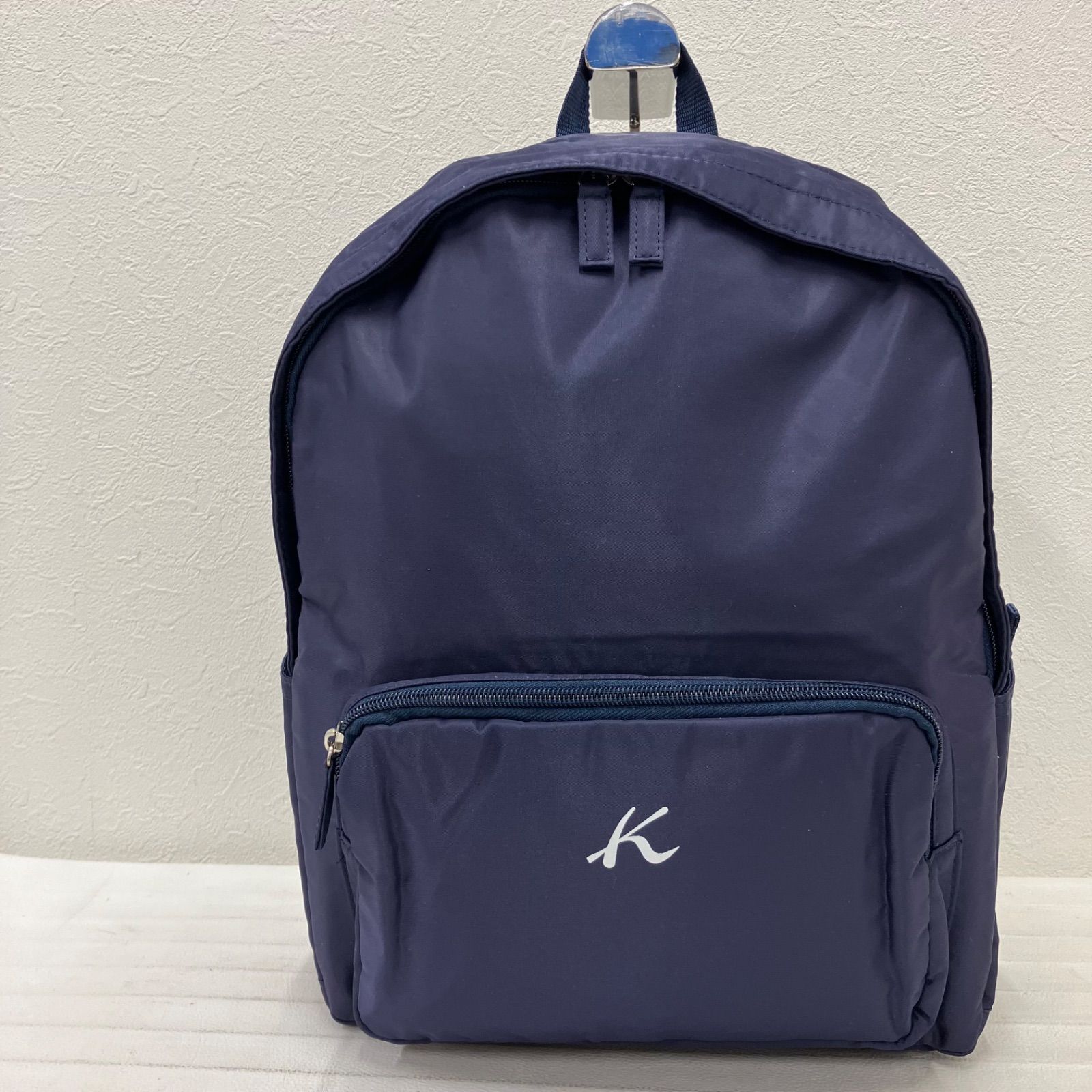 8249 良品 Kitamura キタムラ 2点 折りたたみリュック エコバッグ 紺