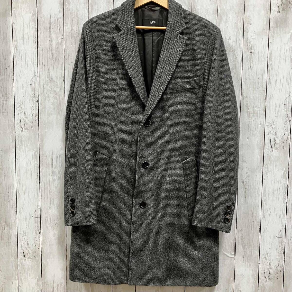 BOSS HUGO BOSS|その他コート|WOOL CHESTER COAT | GRAY ライナー ヒューゴボス
