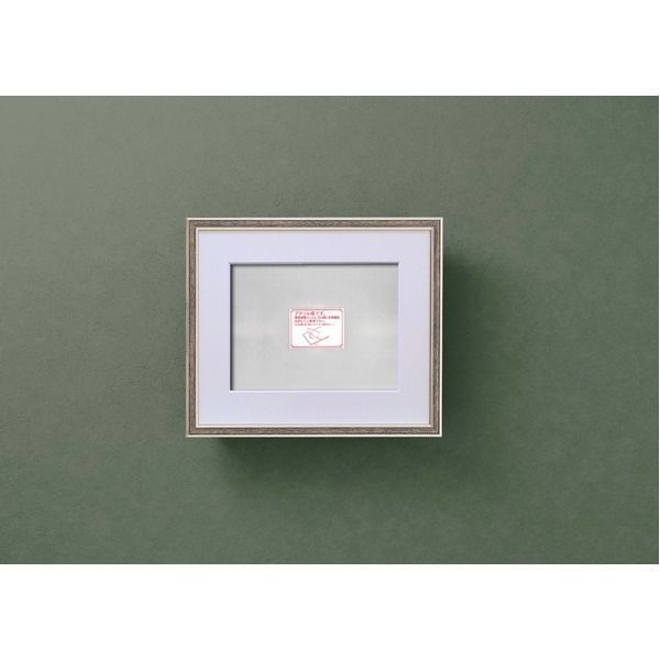 〔 軽量水彩額 〕 模様入り 水彩額 F 10号 マット付 シルバー UV 紫外線 カットアクリル 額 額縁 フレーム