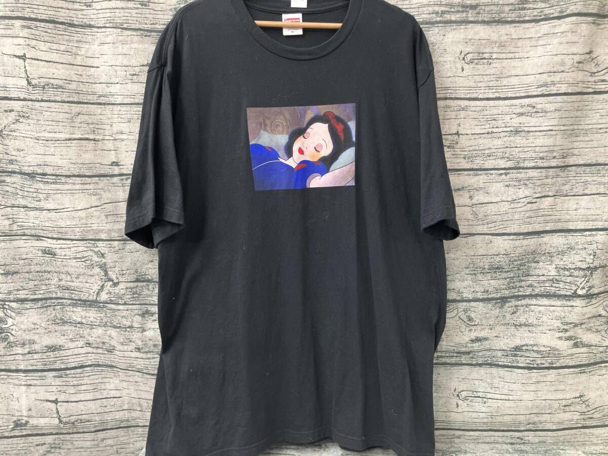 Supreme シュプリーム Disney ディズニー 半袖Tシャツ 24 FW Snow White Tee XLサイズ ブラック 白雪姫