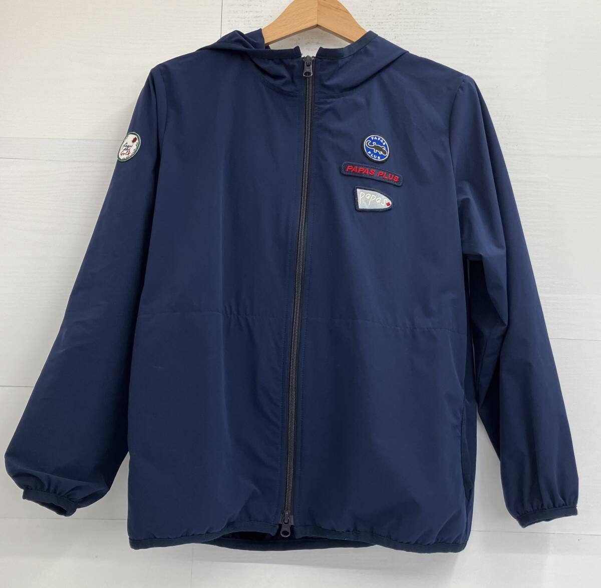 PAPAS PLUS GOLF フルジップトラックジャケット（NAVY／S） PAPAS PLUS GOLF パパス プラス ゴルフ ジャケット ネイビー - メルカリ