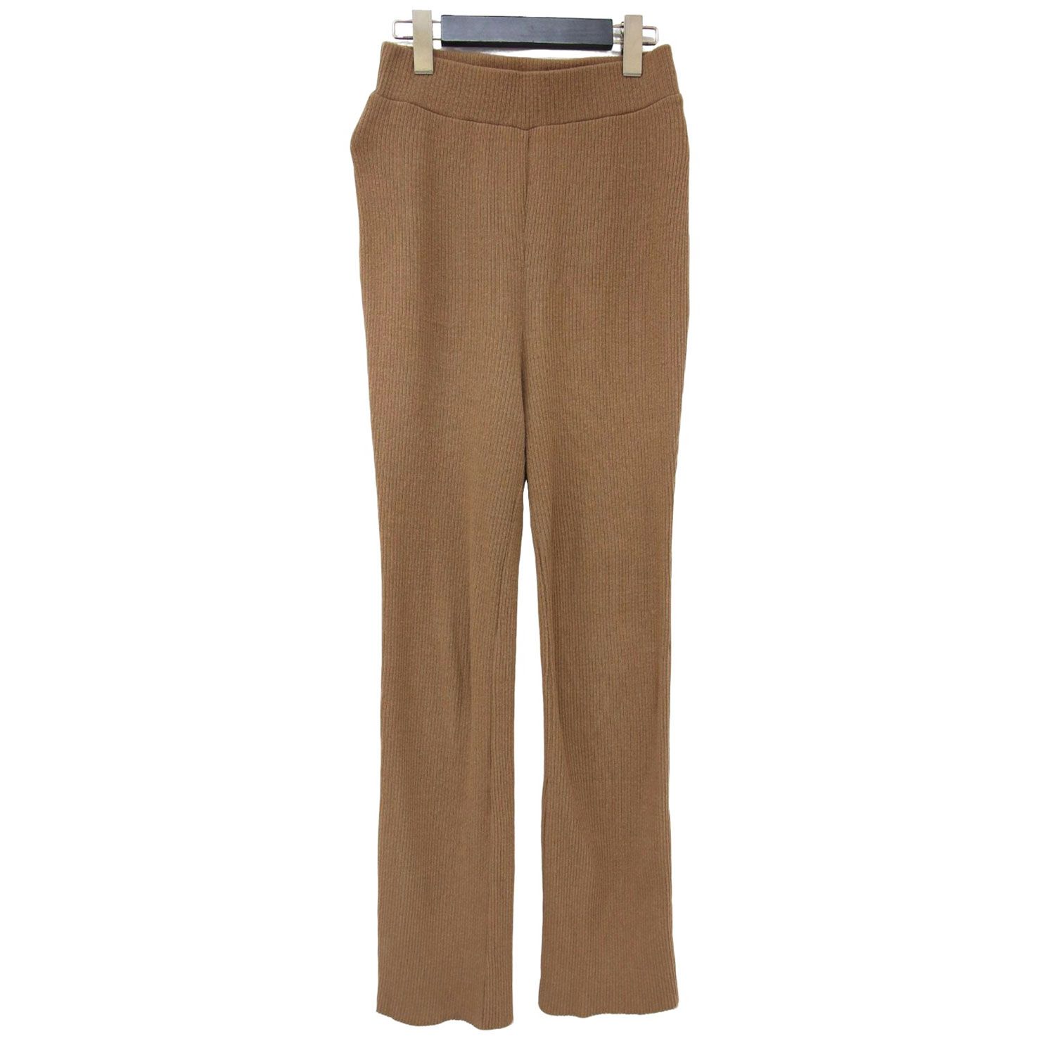 LAppartement アパルトモン パンツ キャメル サイズ:34(XS) リブ