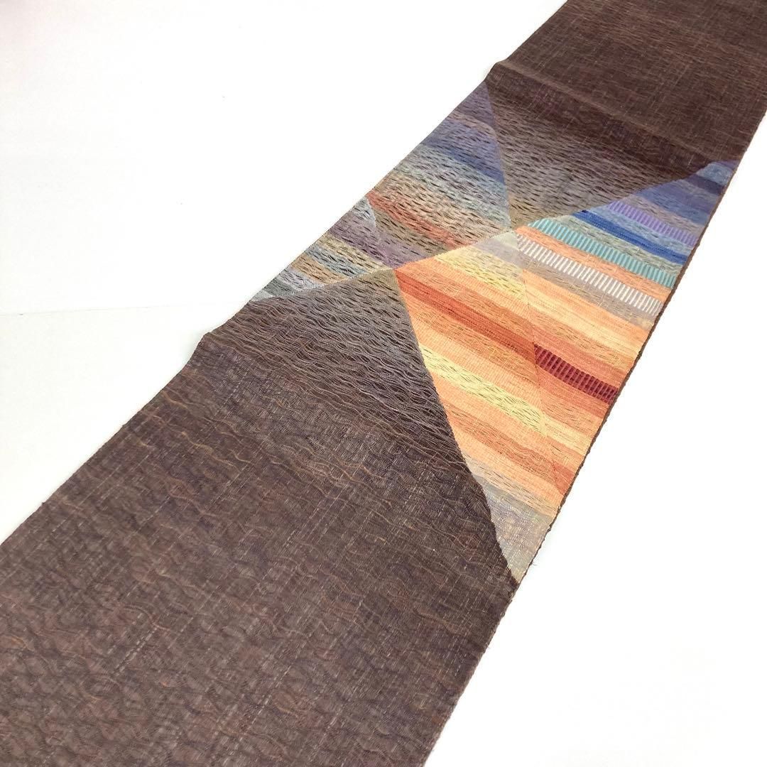 着物と帯 時流 F 241017 正絹 しゃれ袋帯 長尺 すくい織 洒落袋