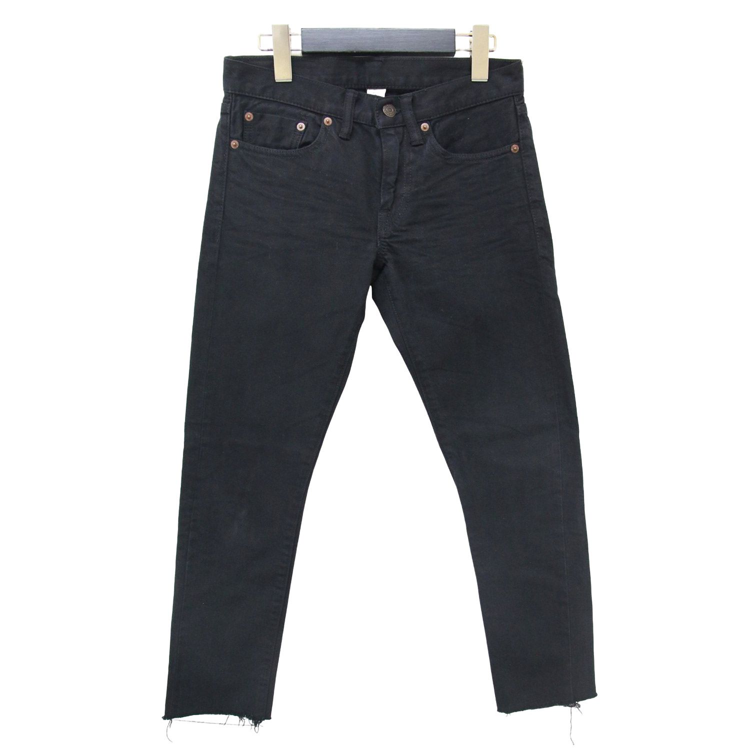 RRL ダブルアールエル パンツ ブラック 黒 サイズ:24(S) スキニー 