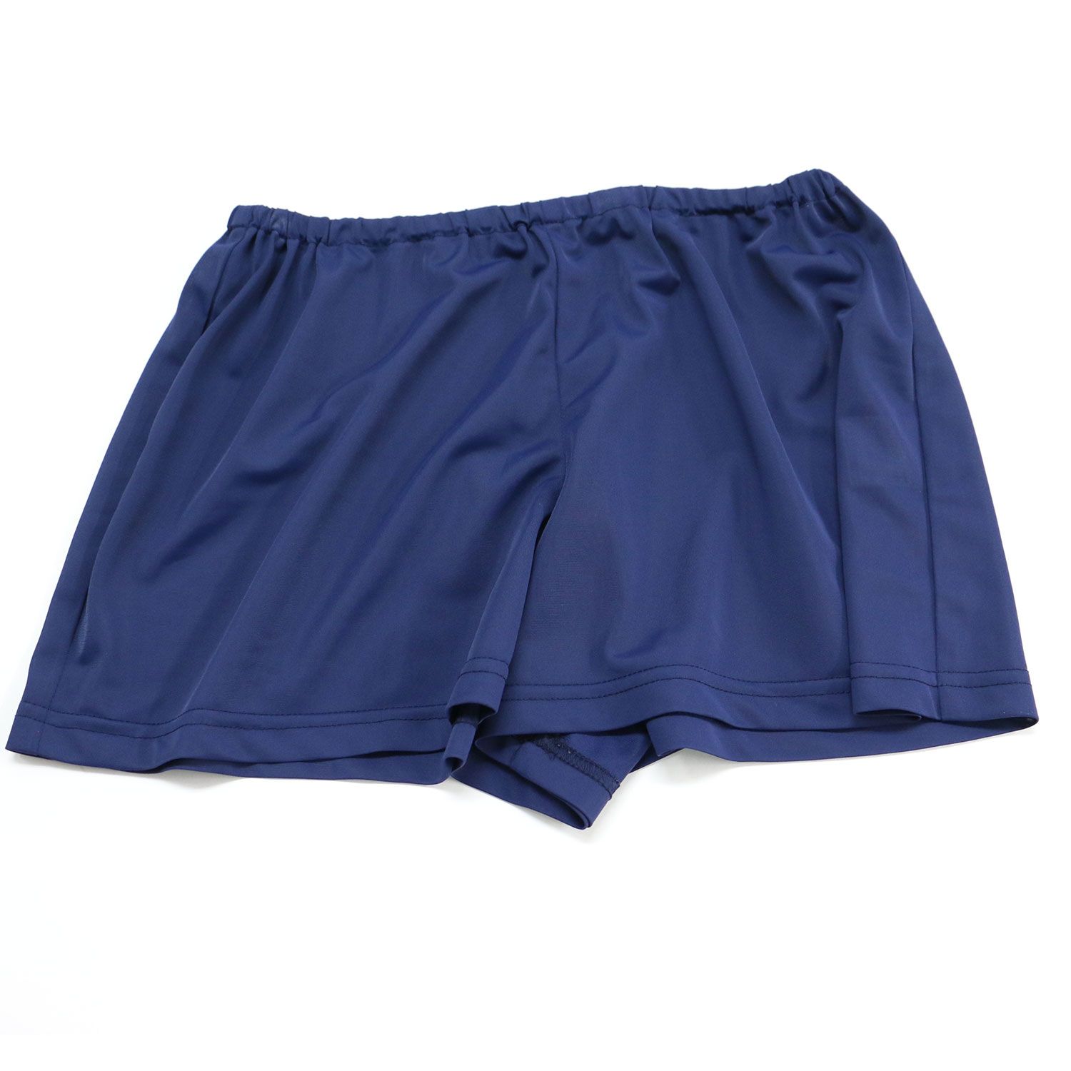 MASTER BUNNY EDITION マスターバニーエディション ワンピース ネイビー 紺 サイズ:0(S) / ノーカラー ロゴ 刺繍 ワンピース / ミディ丈 半袖 レース プリーツ タック / トップス ドレス【レディース】【中古】【K4485】 MASTER BUNNY EDITION マスターバニーエディション ワンピース