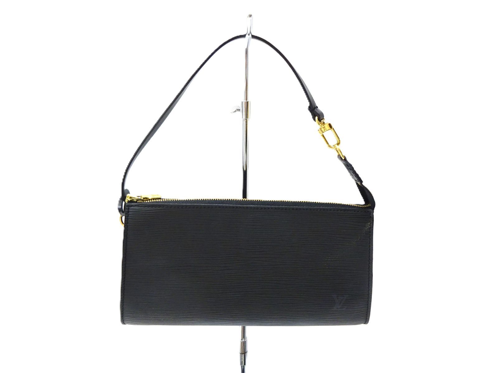 箱 袋 LOUIS VUITTON ルイヴィトン ポシェット アクセソワール エピ M 52942 ノワール ブラック レザー アクセサリーポーチ AR 0022