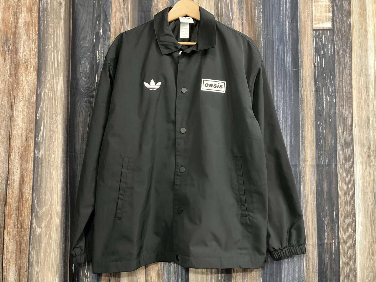 adidas x oasis アディダスxオアシス TOUR COACH JACKET ツアーコーチジャケット ブラック M