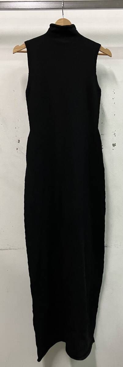ISSEY MIYAKE イッセイ ミヤケ ノースリーブワンピース ニットワンピース サイズL ブラック 日本製 モード
