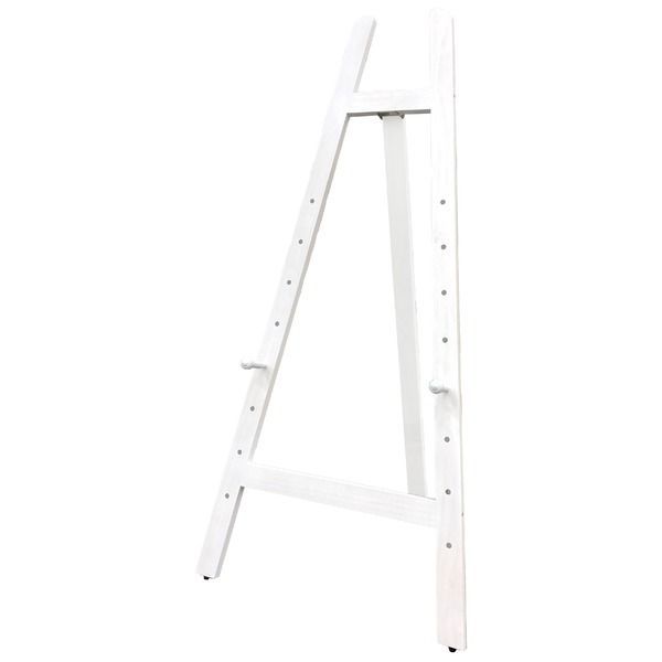 木製 イーゼル 額立て 1200 mm ホワイト ウェルカムボード立て