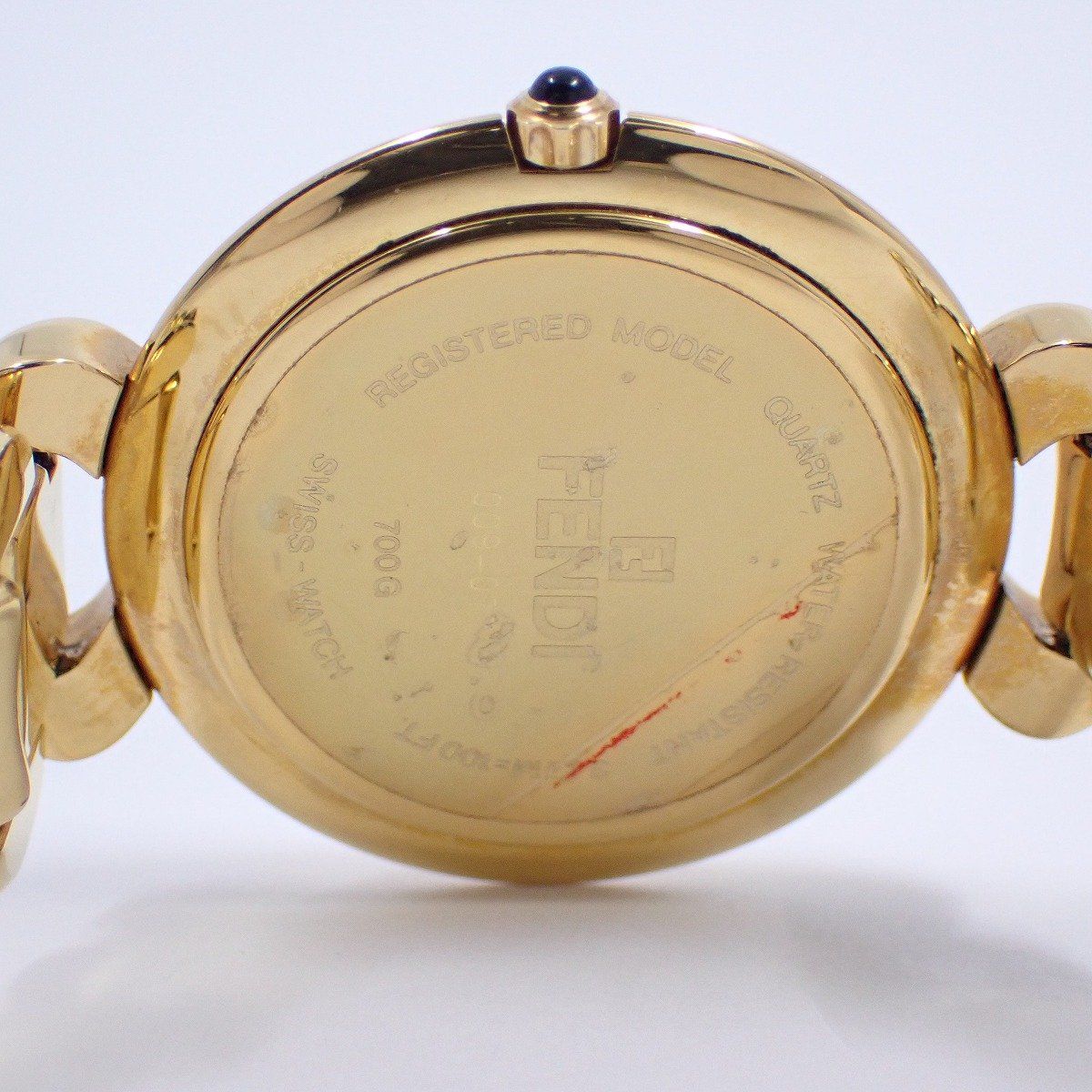 フェンディ 700G クォーツ ボーイズ 腕時計 ゴールドGP シェル文字盤