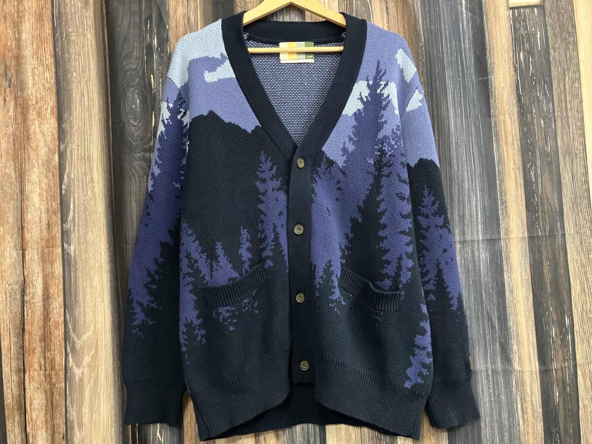 KITH キス Spruce Cardigan スプルースカーディガン パープル系 L