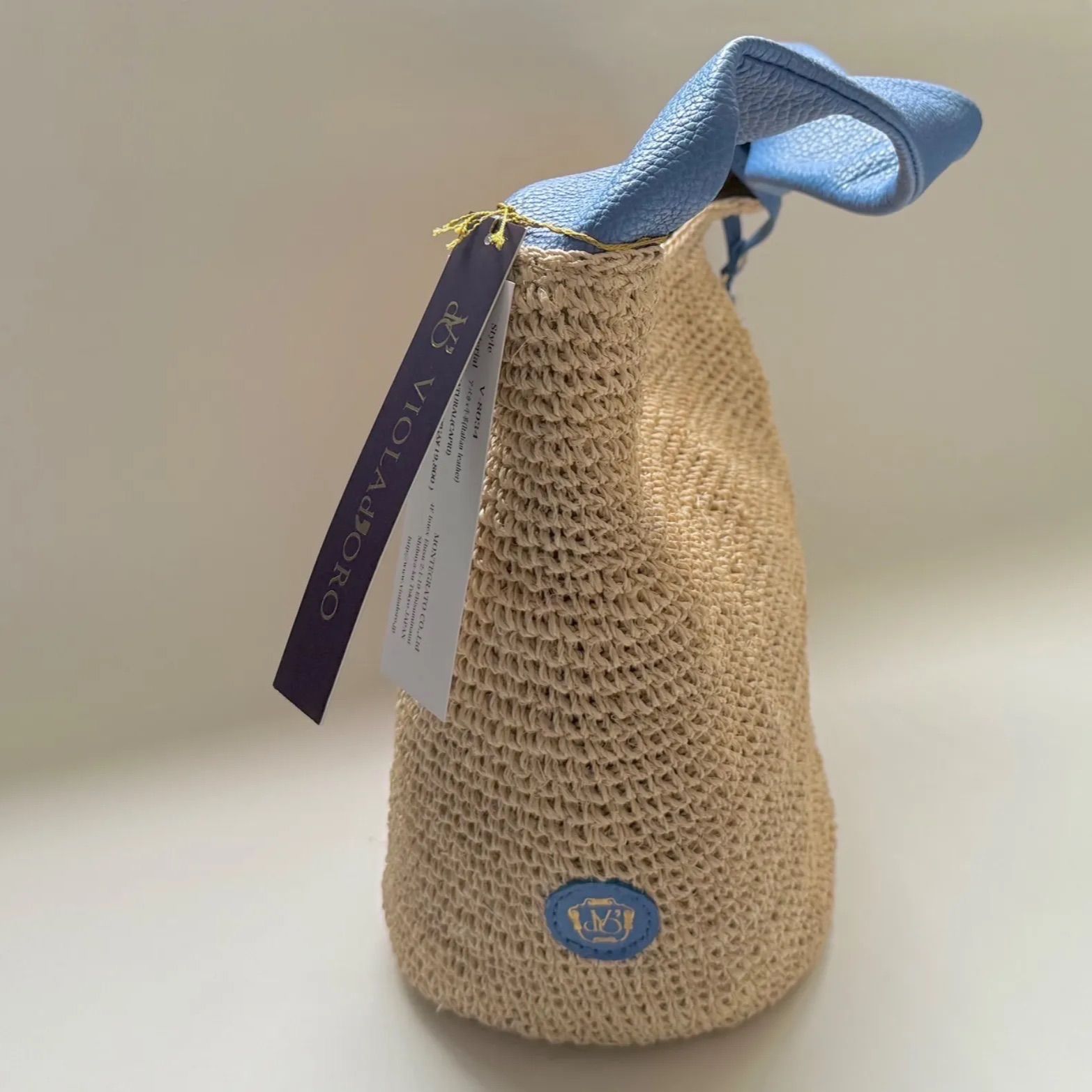 新品 完売モデル】ヴィオラドーロ かごバッグ アバカ ワンショルダー