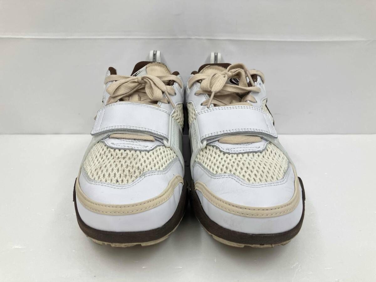 NIKE×TRAVIS SCOTT ナイキ×トラヴィススコット ZOOM FIELD JAXX ズームフィールドジャックス HQ 3073-100 28 cm ホワイト ブラウン 通年