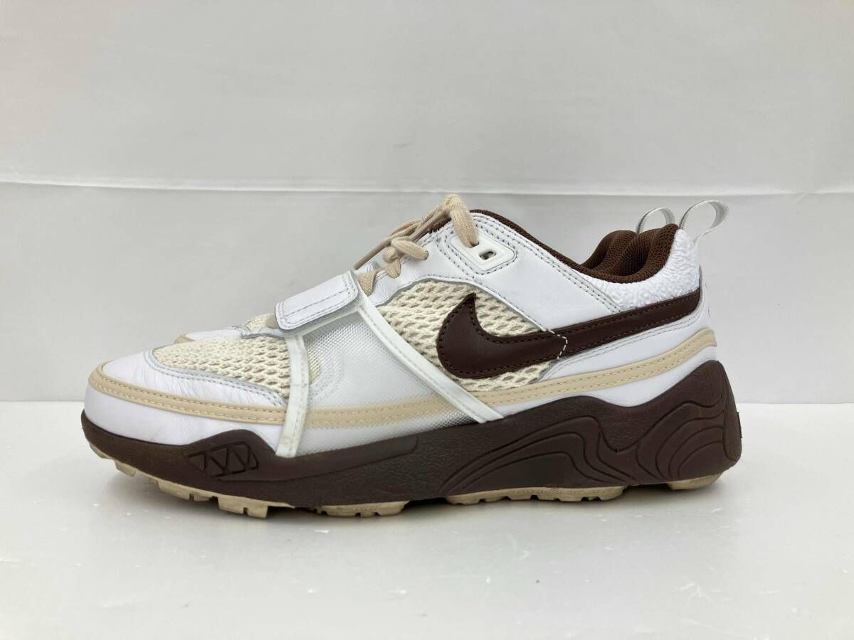 NIKE×TRAVIS SCOTT ナイキ×トラヴィススコット ZOOM FIELD JAXX ズームフィールドジャックス HQ 3073-100 28 cm ホワイト ブラウン 通年