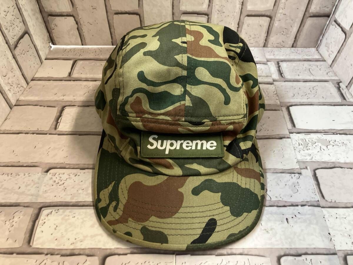 Supreme シュプリーム キャップ Box Logo Camo カーキ ストリート