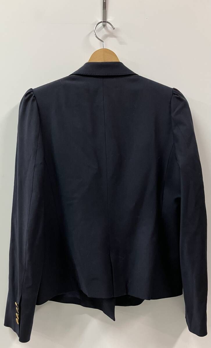 DOUBLE ダブル スタンダード クロージング テーラードジャケット ダブスタ ストレッチショート サイズ38 紺ブレ
