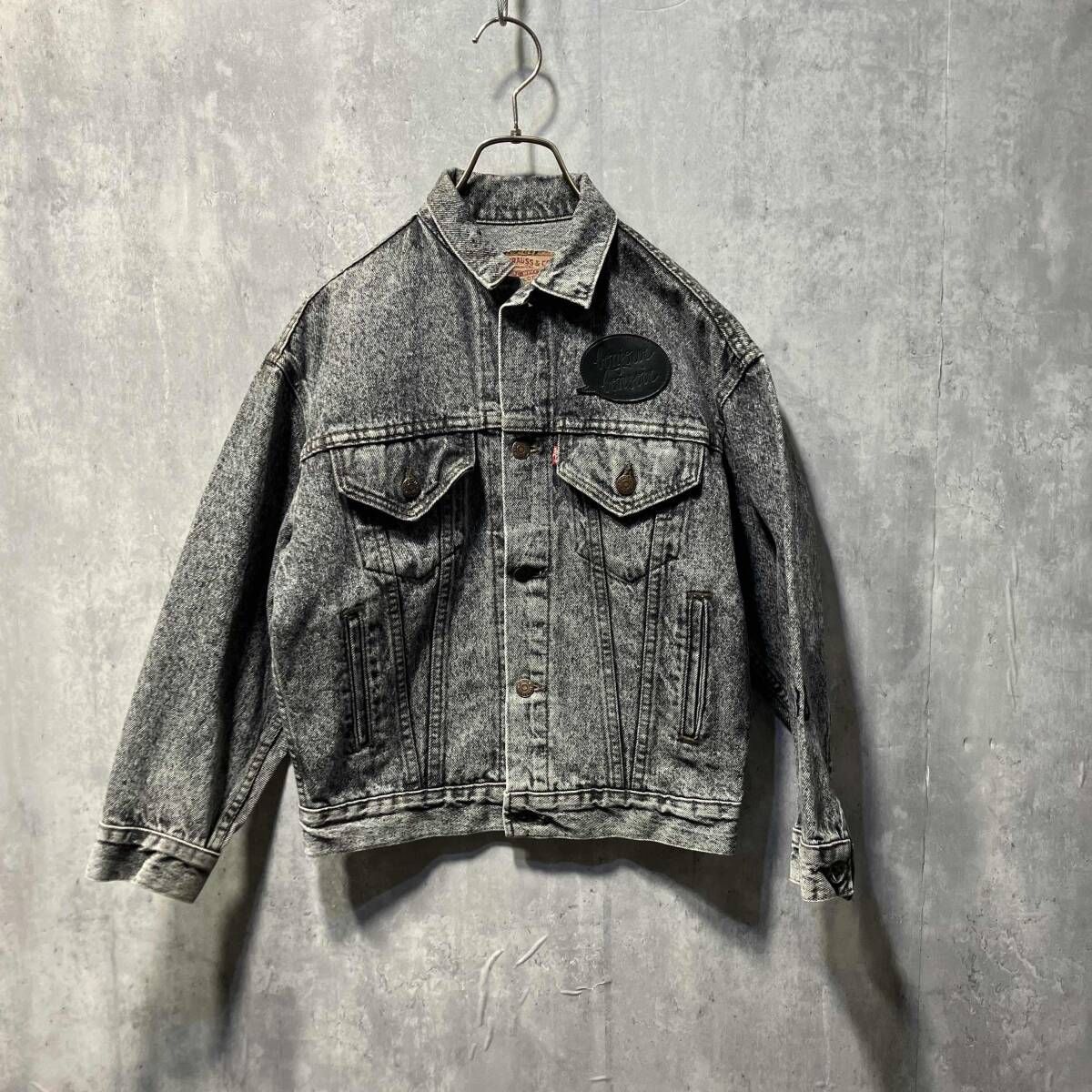 LEVI S 57508-4861 パッチリメイク デニムジャケット サイズM グレー系 リーバイス