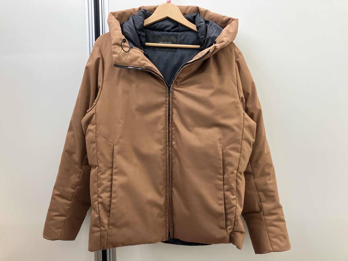 nano universe ナノユニバース ダウンジャケット Mサイズ キャメルベージュ