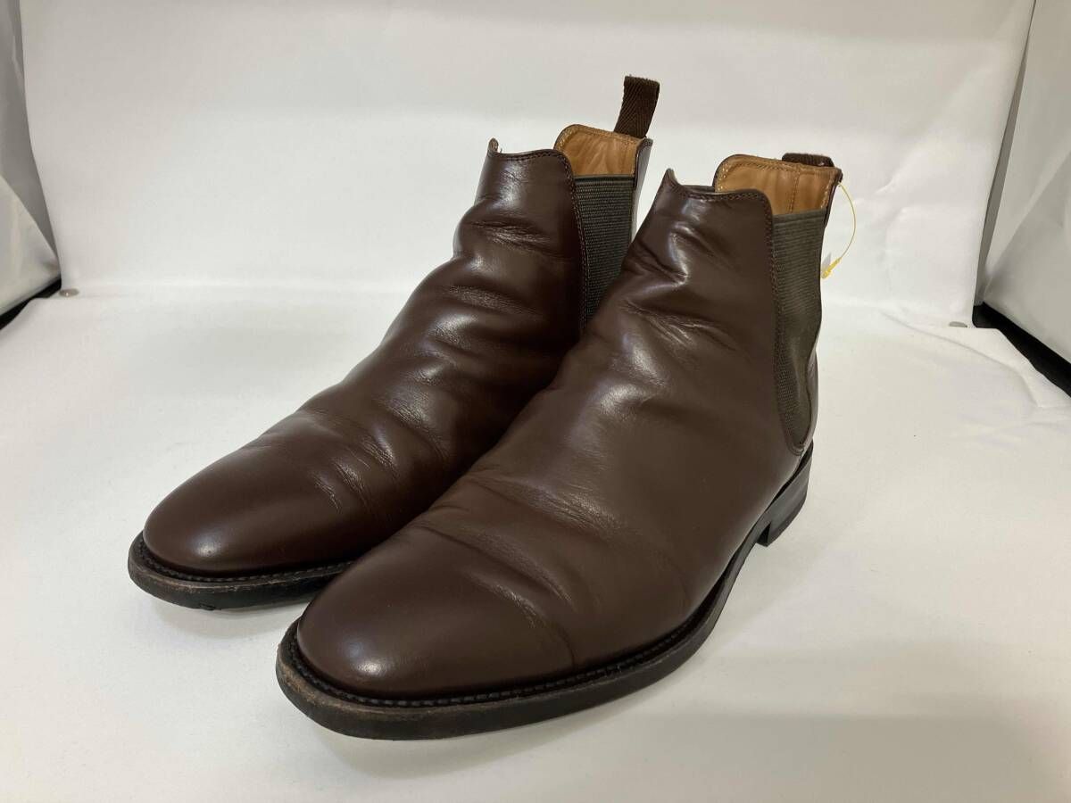REGAL リーガル サイドゴアブーツ ビジネスシューズ 26.5 cm 茶色 ブラウン made in JAPAN 日本製 レザー 使用感有り メンズ