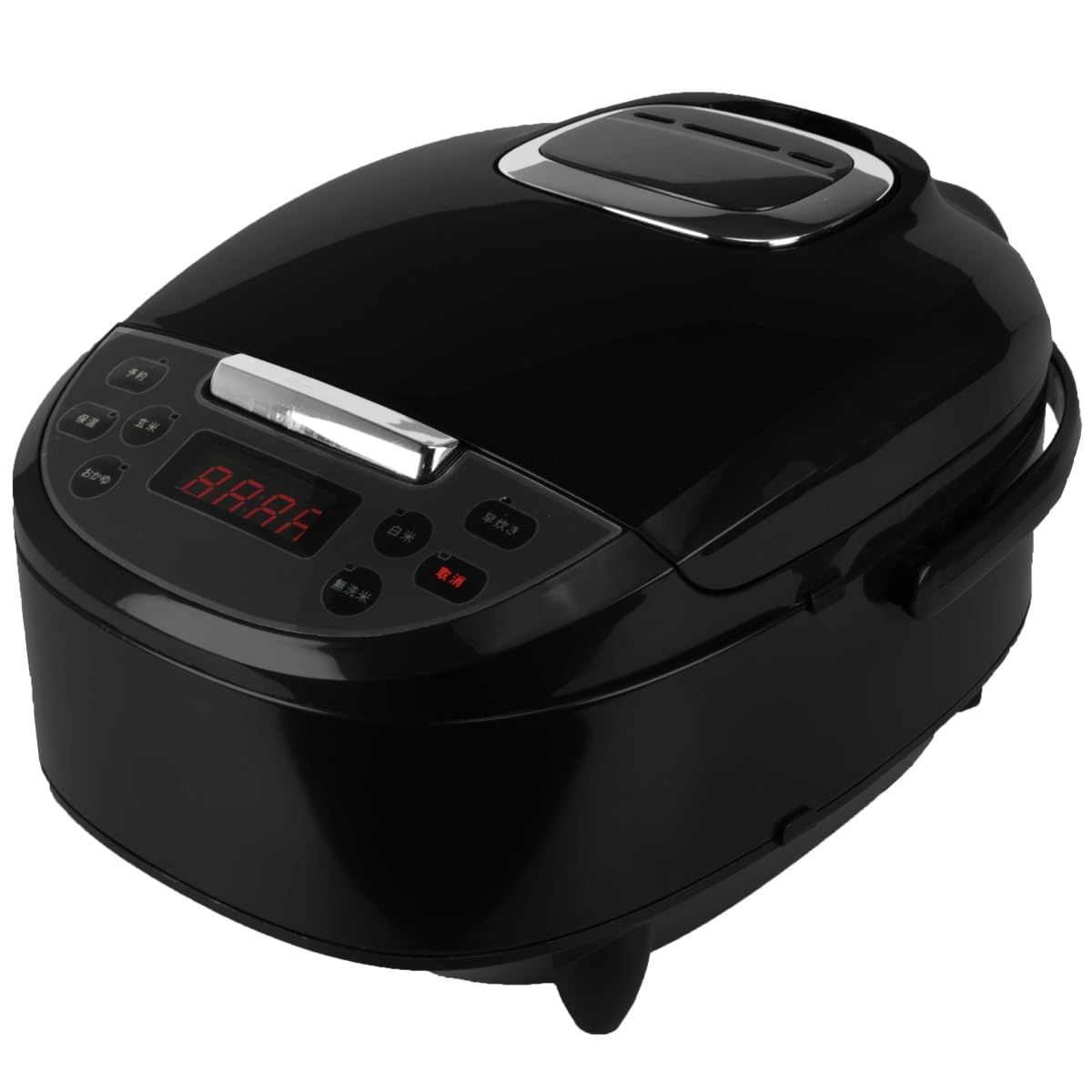 大阪Deco マイコン式 多機能炊飯器 5合炊き 炊飯ジャー 厚釜 ブラック 5種類メニュー 白米|早炊き|無洗米|玄米|おかゆ 蒸し料理 予約機能 12時間保温 着脱式 丸洗い 一人暮らし 家庭用 調理鍋 炊飯器 スチーム皿付属