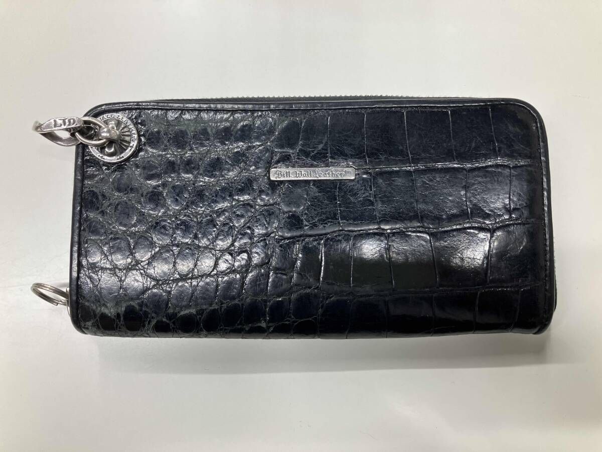 BILL WALL LEATHER /ビルウォールレザー 長財布 クロコダイル型 