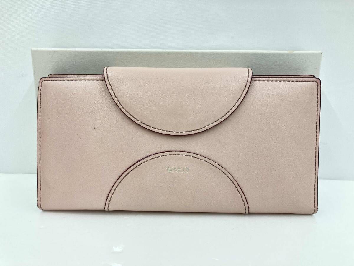 WAKO 和光 MANACO マナコ ロングフラップウォレット 長財布 小銭入れあり カード入れあり 0540-0933-13-00-2 ピンク 通年