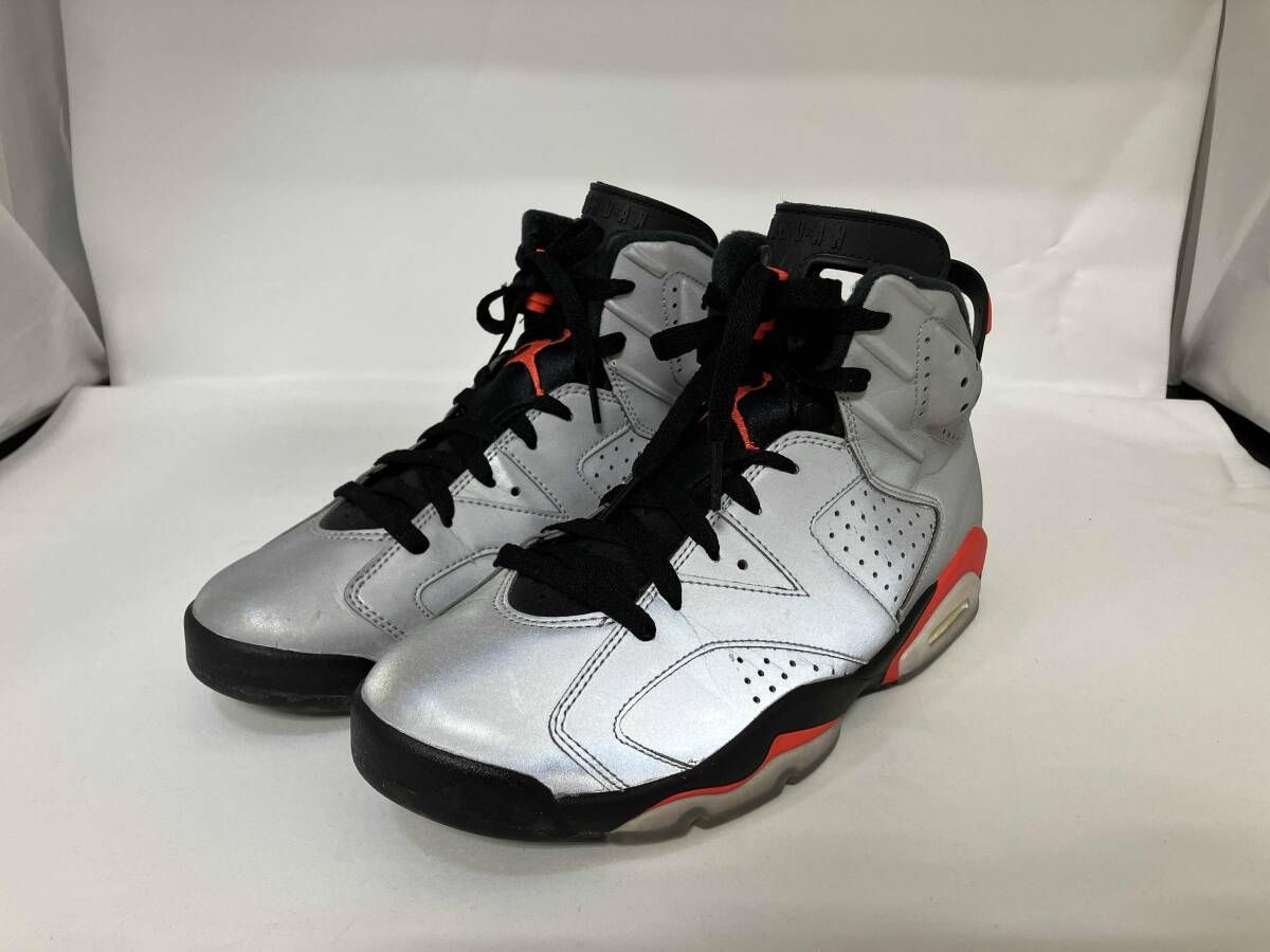 Nike Air Jordan 6 Reflective Infrared ナイキ エアジョーダン6 リフレクティブ インフラレッド 26.5 cm CI 4072-001 シルバー メンズ