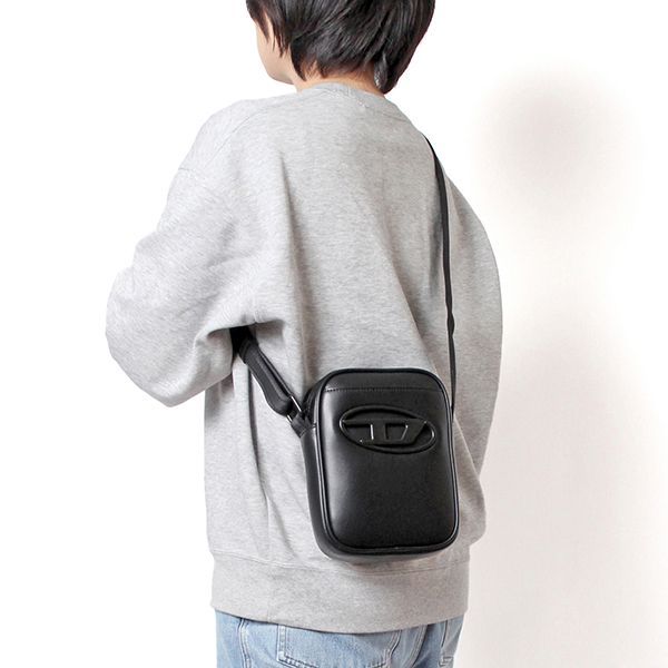 25 AWモデル ディーゼル DIESEL レディース ショルダーバッグ HOLI-D- ブラック X 10260 P 5925 T 8013| 2025-26 AW l-bag