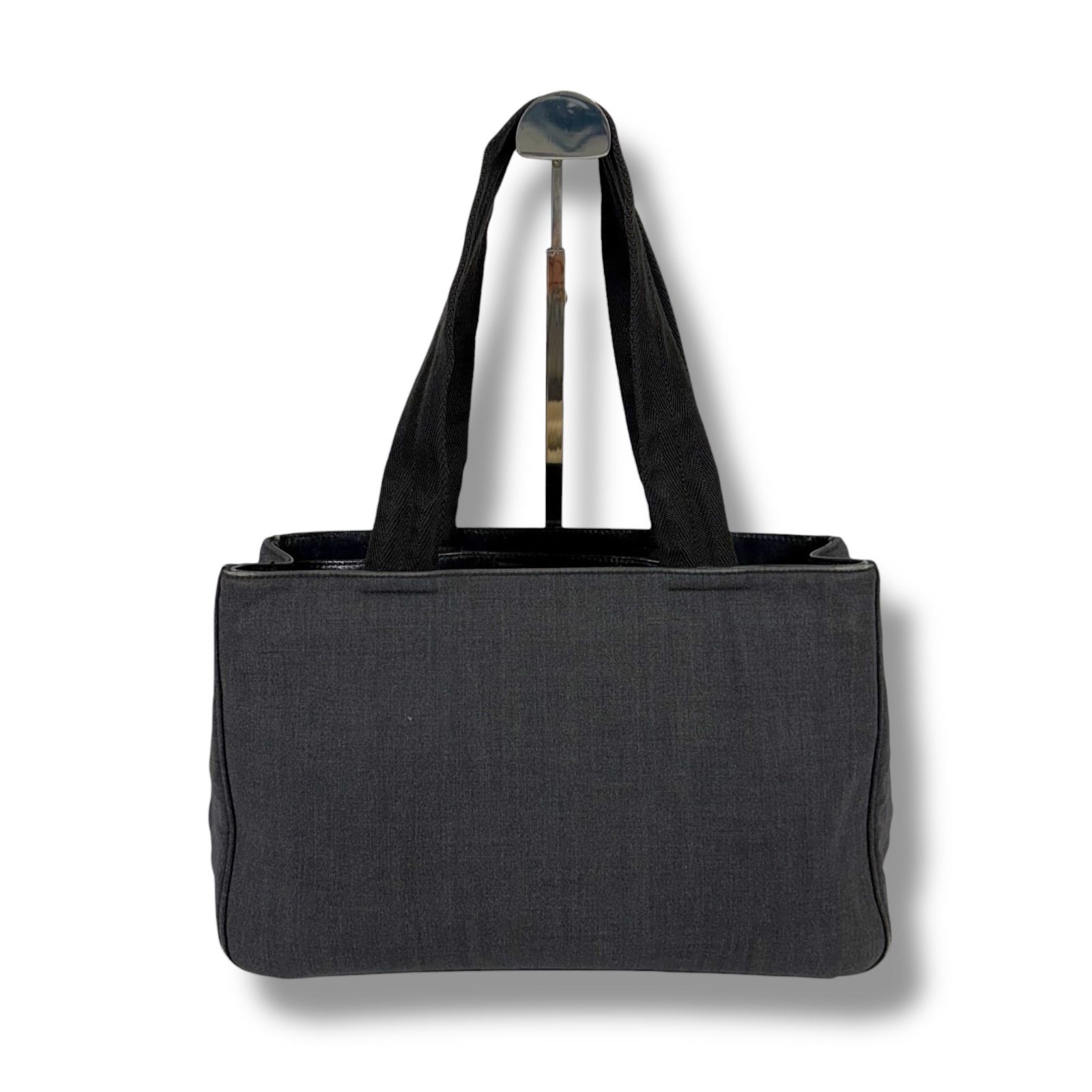 PRADA グレー キャンバストートバッグ PRADA グレー キャンバストートバッグ 【公式通販】