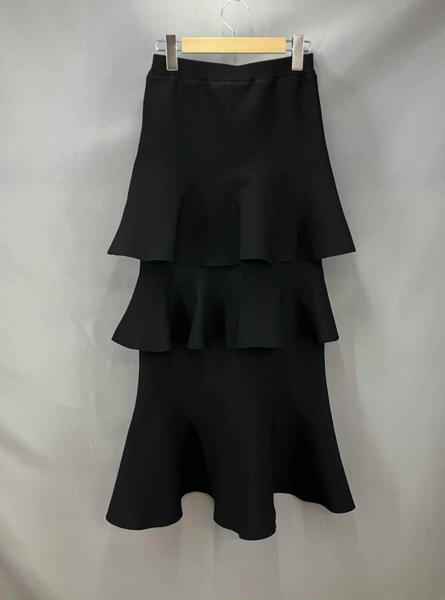 OMMO オーエムエムオー フ ロング スカート サイズ38 ブラック 通年