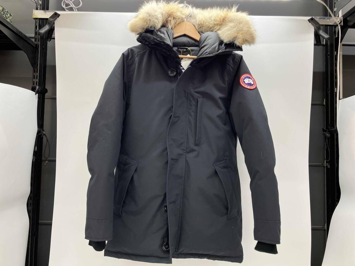 冬 CANADA GOOSE Jasper Parka Heritage 3438 JM カナダグース ジャスパーパーカ ダウンジャケット S|P ネイビー