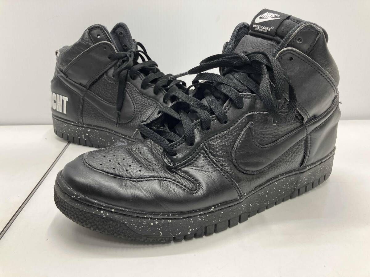 UNDER COVER×NIKE アンダーカバー ナイキ DUNK HIGH CHAOS BLACK ダンクハイ カオスブラック DQ 4121 001 29 cm