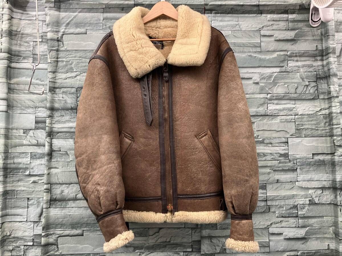 AVIREX|B-3|レザー|33 h 5595|サイズ38|ブラウン|アブィレックス