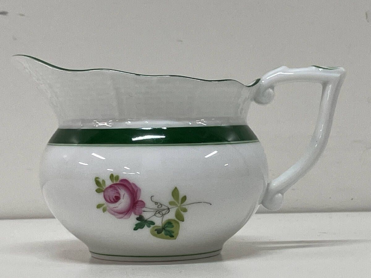 HERENDヘレンド HVNGARYハンガリー ウィーンの クリーマー 80 ml 洋食器 ブランド食器 手書き 超